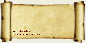 Jana Simjanović vizit kartica